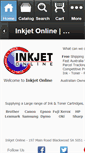 Mobile Screenshot of inkjetonline.com.au